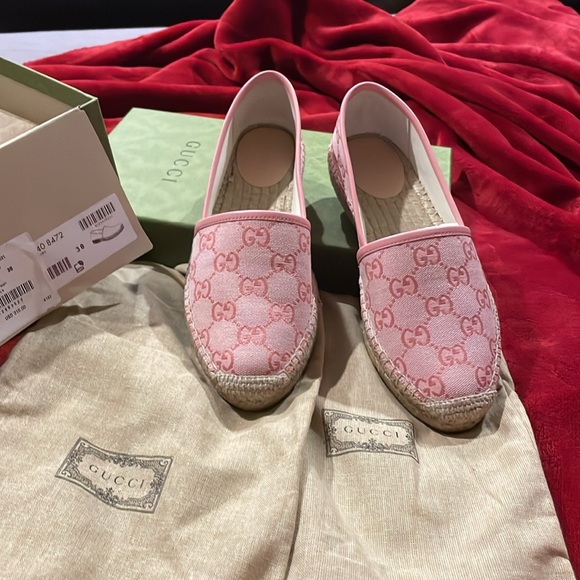 NEW! Gucci Pink Espadrilles - Picture 4 of 7
